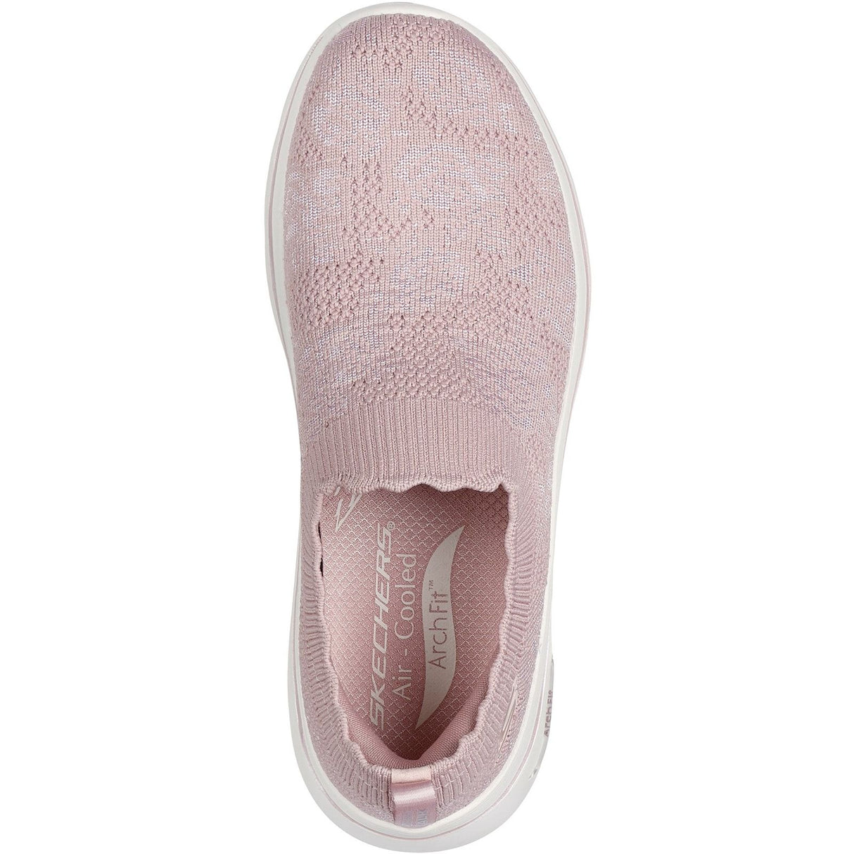Skechers Womens GO WALK Arch Fit 2.0 Rosa Linda Trainer Mauve