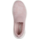 Skechers Womens GO WALK Arch Fit 2.0 Rosa Linda Trainer Mauve