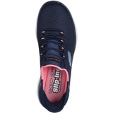Skechers Womens Summits Diamond Dream Trainer Navy/Pink