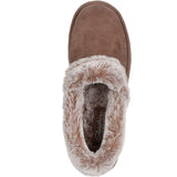 Skechers Womens Cozy Up Slippers Taupe