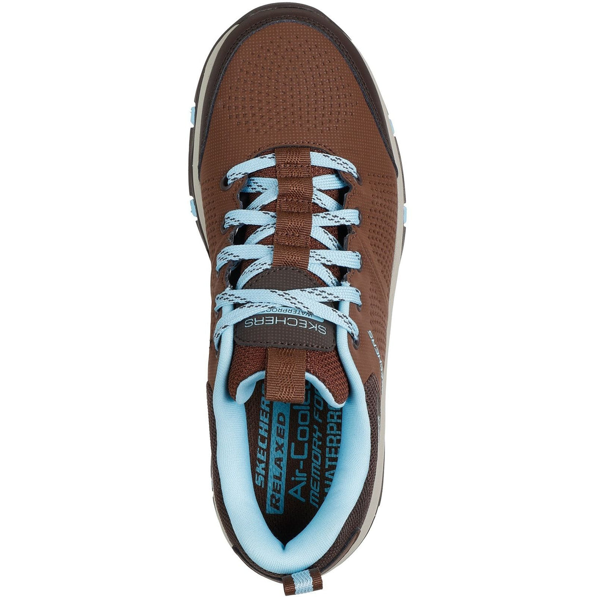 Skechers Womens Trego Trail Destiny Hiking Shoes Chocolate