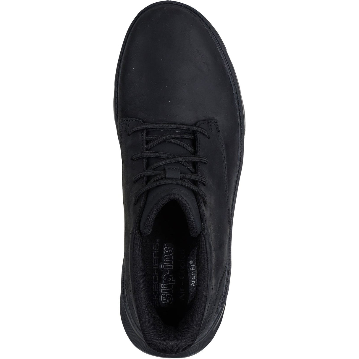 Skechers Mens Arch Fit Garza Ridley Chukka Boot Black