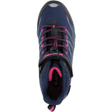 Hi-Tec Girls Blackout Mid Boots Navy/Magenta
