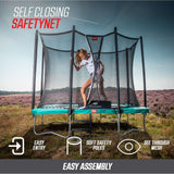 BERG Favorit Regular 380 Trampoline Green + Safety Net Comfort
