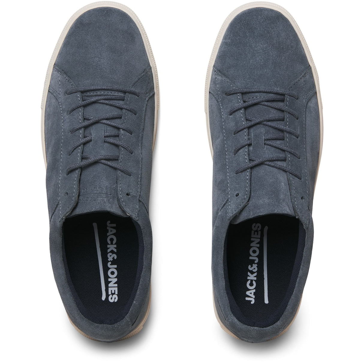 Jack & Jones Mens Galaxy Suede Trainers Vintage Indigo