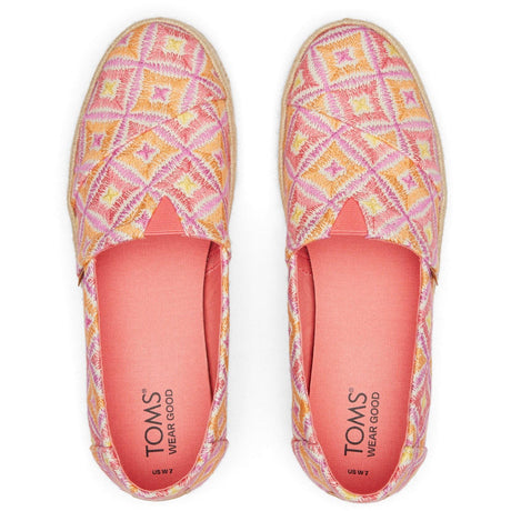 TOMS Womens Alpargata Rope 2.0 Shoe Shell Pink