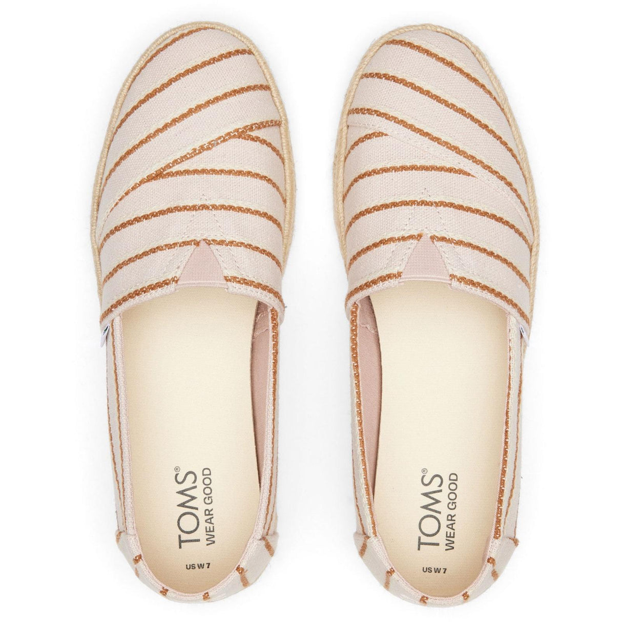 TOMS Womens Alpargata Rope 2.0 Shoe Ballet Pink