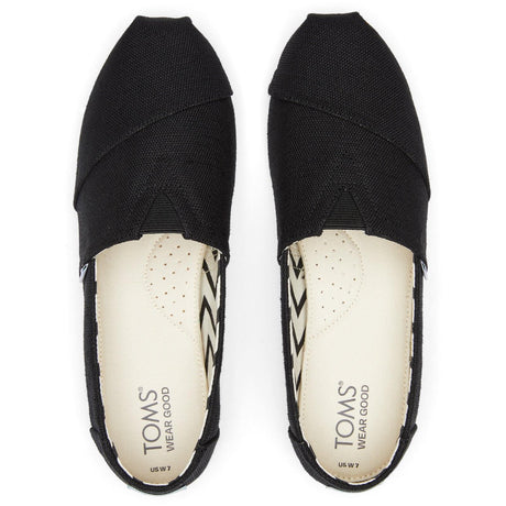 TOMS Womens Alpargata Classic Black