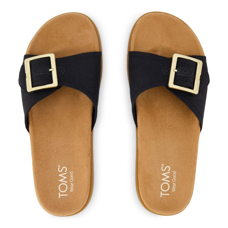 TOMS Womens Marin Slide Black