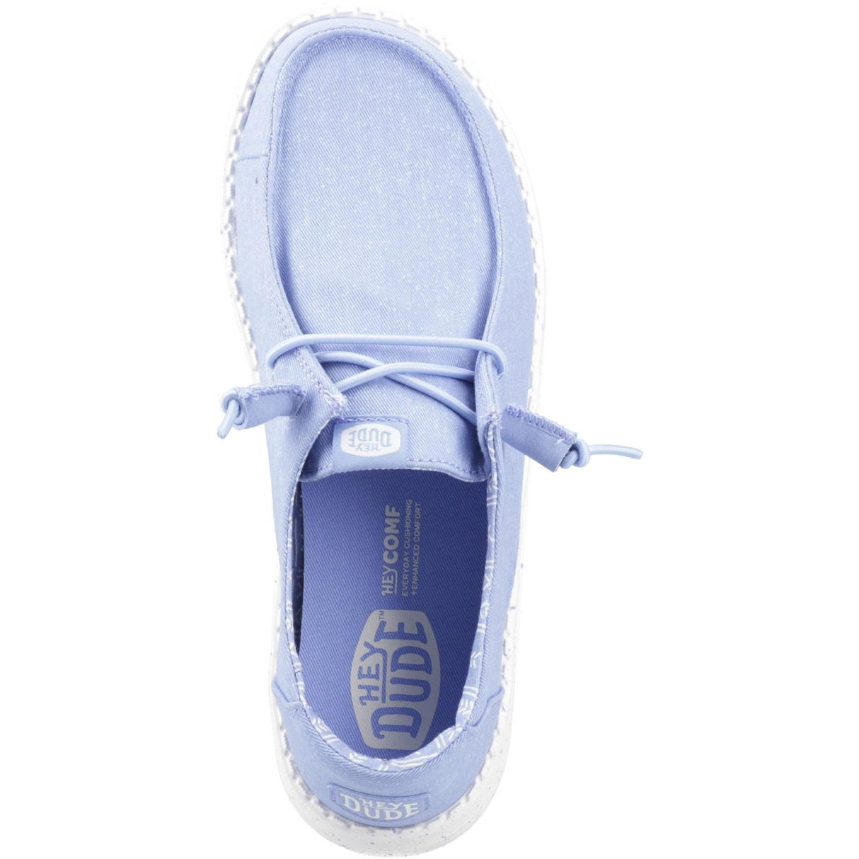 HEYDUDE Womens Wendy Stretch Canvas Hydrangea Blue