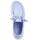 HEYDUDE Womens Wendy Stretch Canvas Hydrangea Blue