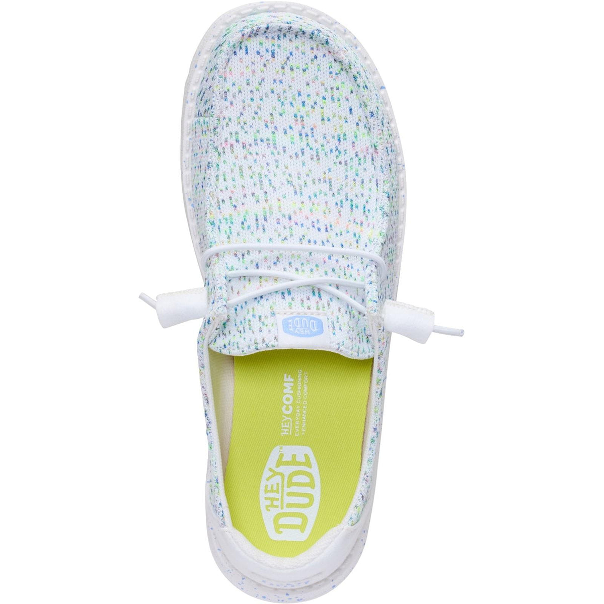 HEYDUDE Womens Wendy Stretch Speckle White/Multi
