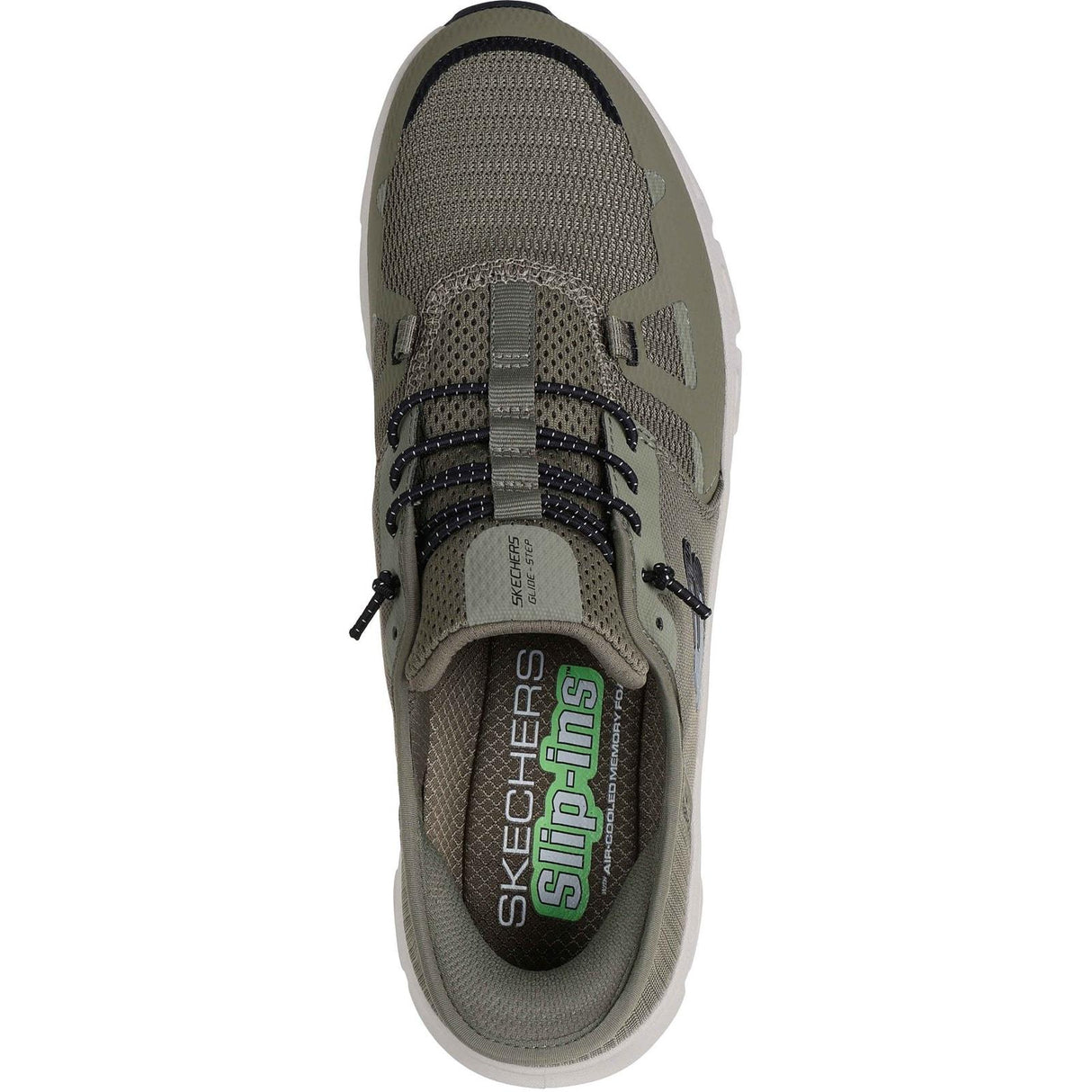 Skechers Mens Glide-Step Pro Shoe Olive/Black