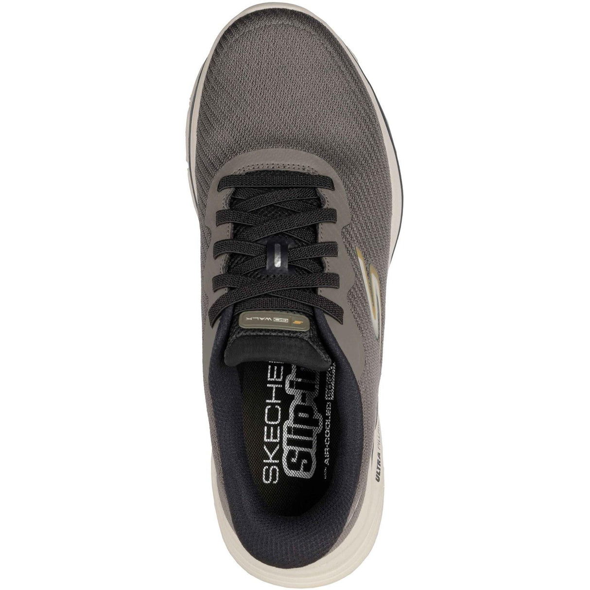 Skechers Mens GO WALK 8 Pate Trainer Taupe