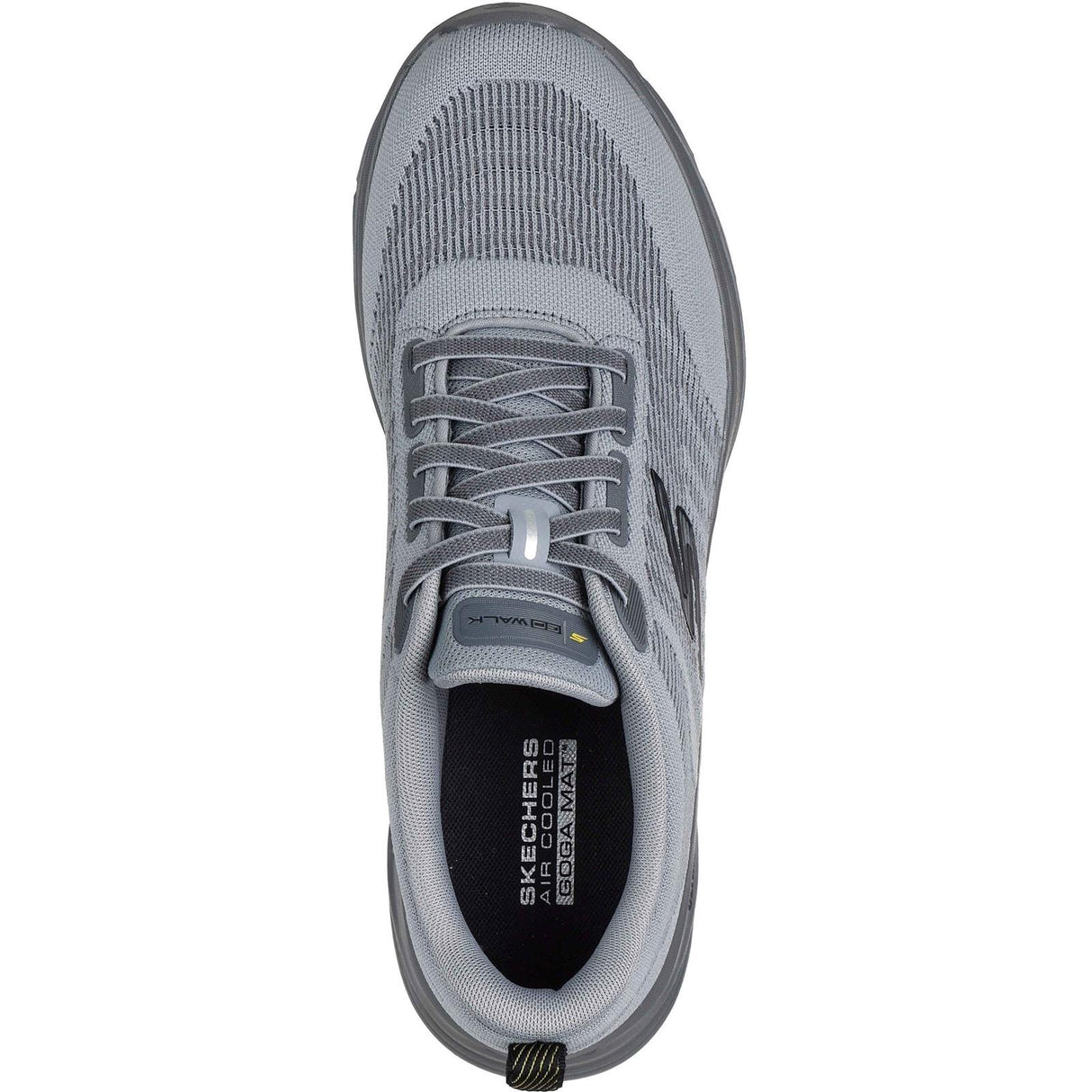 Skechers Mens GO Walk 8 Day Trainer Grey/Yellow