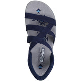 Skechers Womens Reggae Slim Stretch Flex Sandal Navy