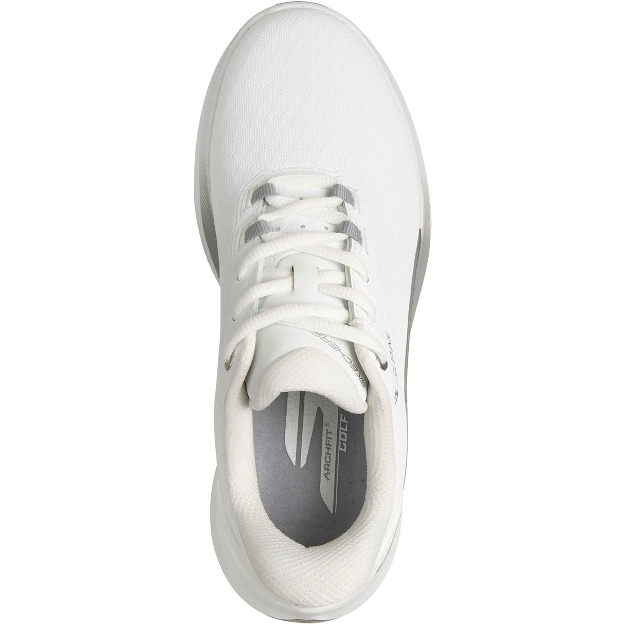 Skechers Womens Skechers Pure Slip Ins Golf Shoes White/Silver