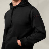 Hard Yakka Mens Brushed Fleece Hoodie Black