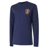 Hard Yakka Mens Heritage Icon Long Sleeve Tee Navy