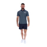 Ted Baker Sport Mens JAYDEN Printed Tennis Polo Shirt Navy