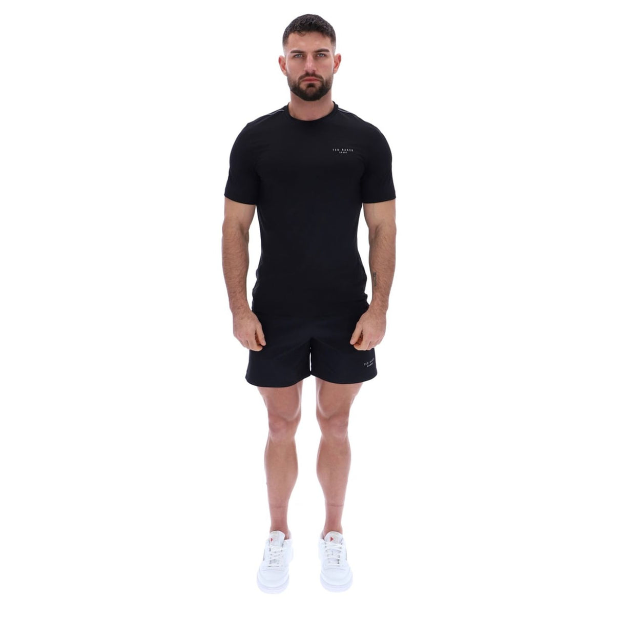 Ted Baker Sport Mens SAM Aeroflow Running T-Shirt Black