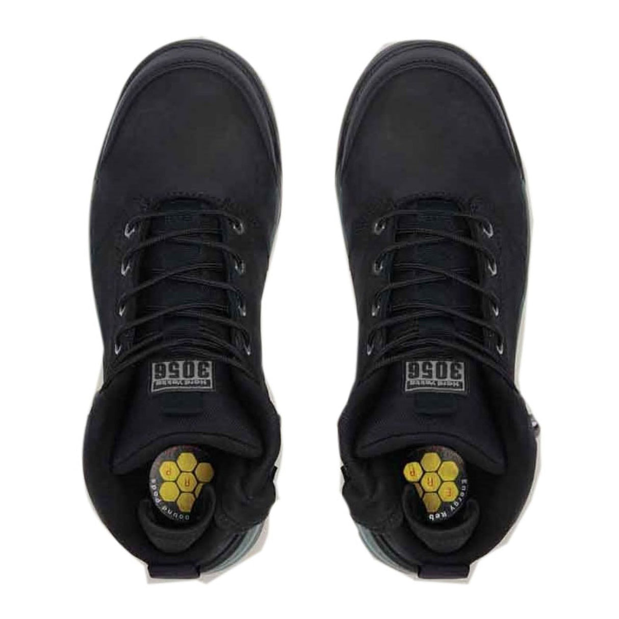 Hard Yakka Mens 3056 Lace Zip Safety Boot Black