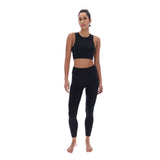 Ted Baker Sport Womens ARIA Ruffle Yoga Bra Black