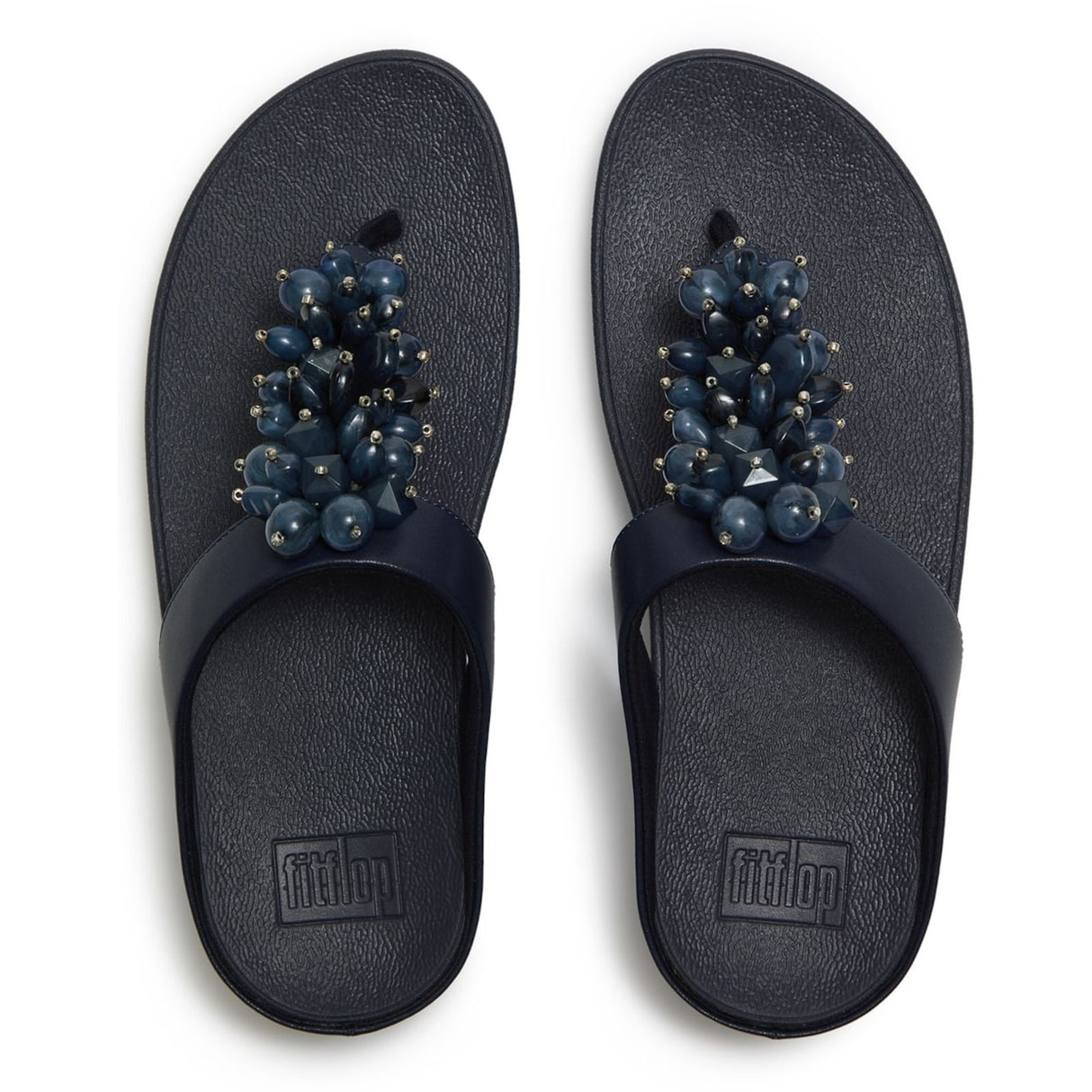Fitflop Womens Fino Toe-Post Sandals Midnight Navy