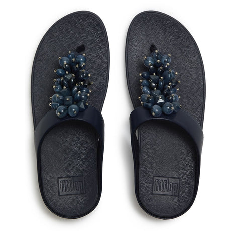 Fitflop Womens Fino Toe-Post Sandals Midnight Navy