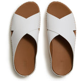 Fitflop Womens Lulu Lux Graphic-Weave Slides Urban White