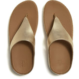 Fitflop Womens Lulu Lux Graphic-Weave Toe-Post Platino