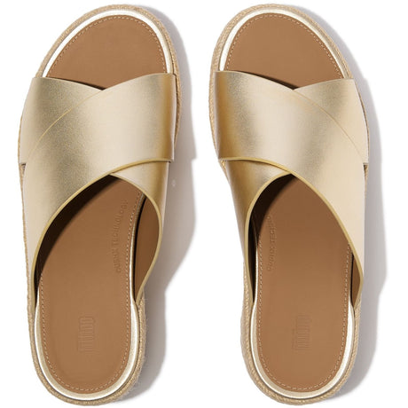 Fitflop Womens Platfforms Espadrille Platino