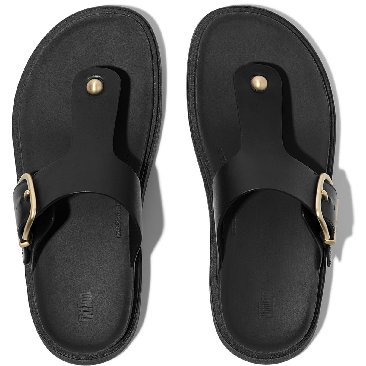 Fitflop Womens Gen-FF Toe-Post Sandals Black