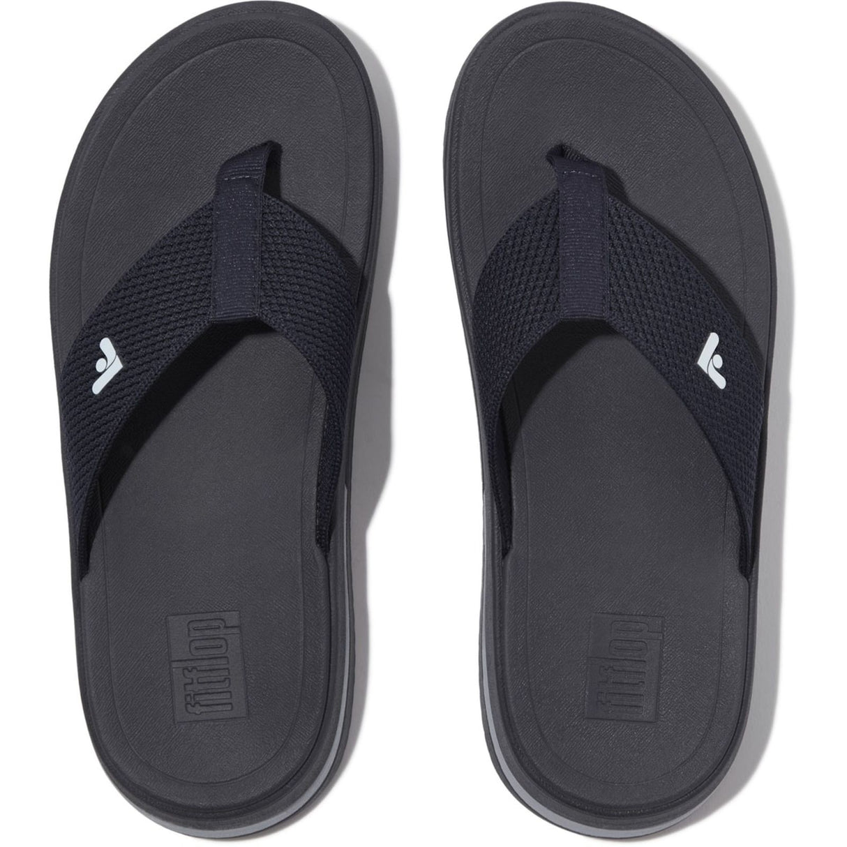 Fitflop Womens Surff Two-tone Toe Post Sandals Midnight Navy