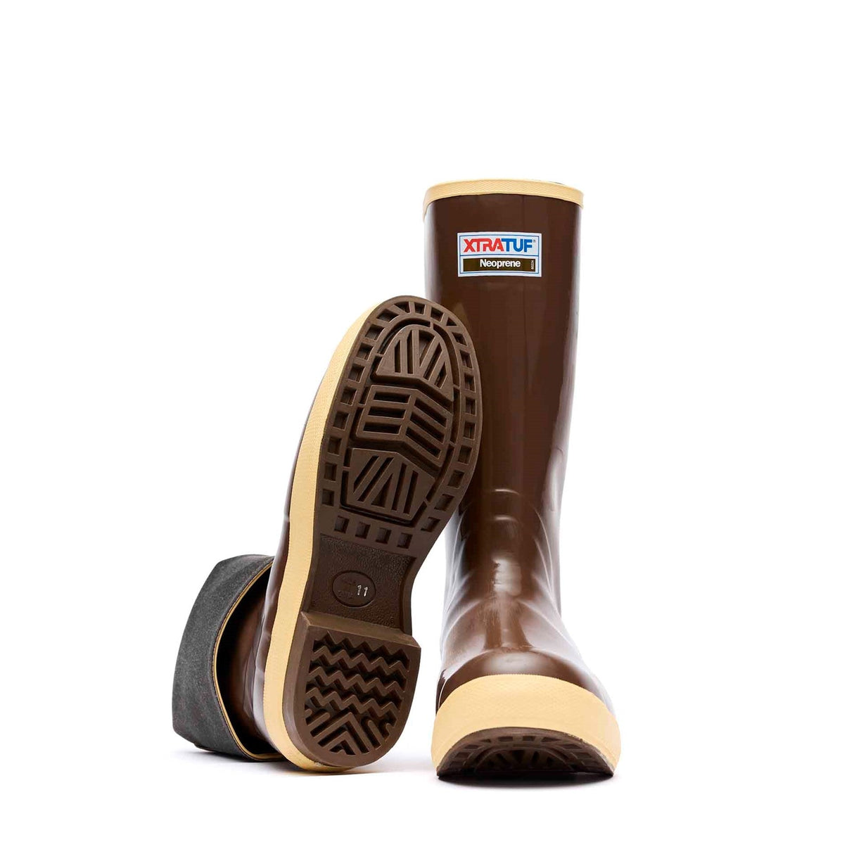Xtratuf Mens Legacy 15" Plain Toe Copper/Tan
