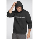 Skechers Mens Heritage Pullover Hoodie Bold Black