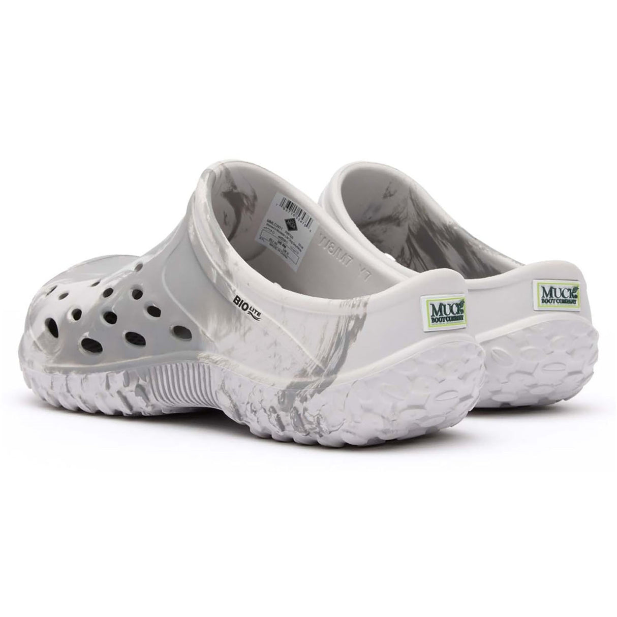 Muck Boots Womens Muckster Lite Clog Grey Swirl