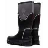 Muck Boots Mens Grit S5 Safety Wellington Black/Grey