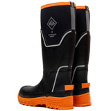 Muck Boots Womens Grit S5 Safety Wellington Black/Orange