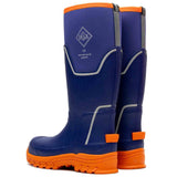 Muck Boots Womens Grit S5 Safety Wellington Blue/Orange