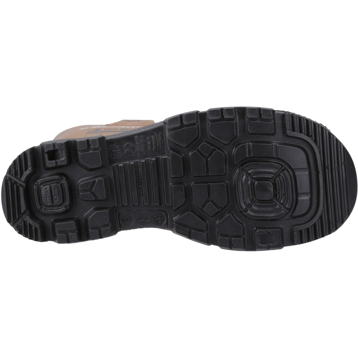 Dunlop Unisex Purofort RigPRO Full Safety Synthetic Fur lining Wellington Brown/Black