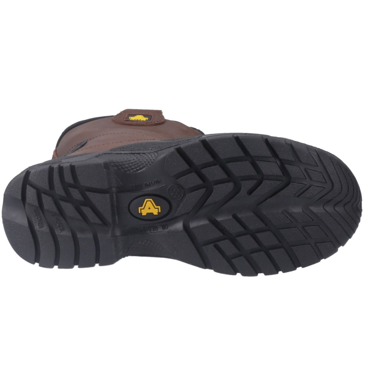 Amblers Safety Unisex FS245 Antistatic Pull On Safety Rigger Boot Brown