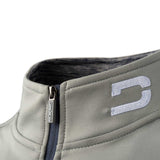 Druids Heather Midlayer Half Zip Top Charcoal