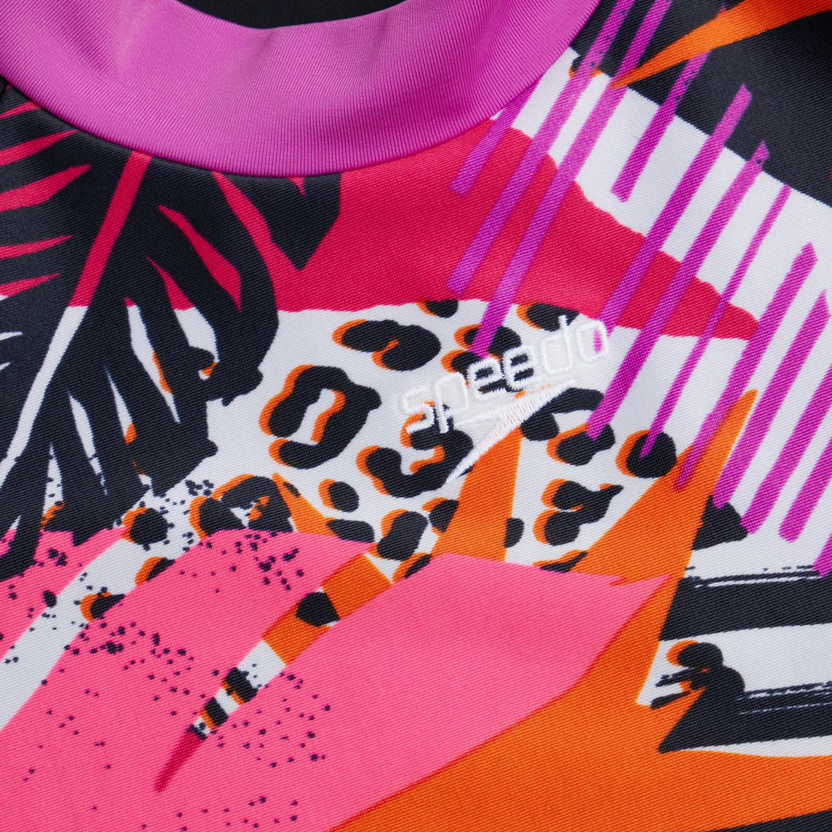 SPEEDO Printed Girls Long Sleeve Rash Top