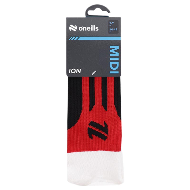 O'Neills Midi Socks Black/Red