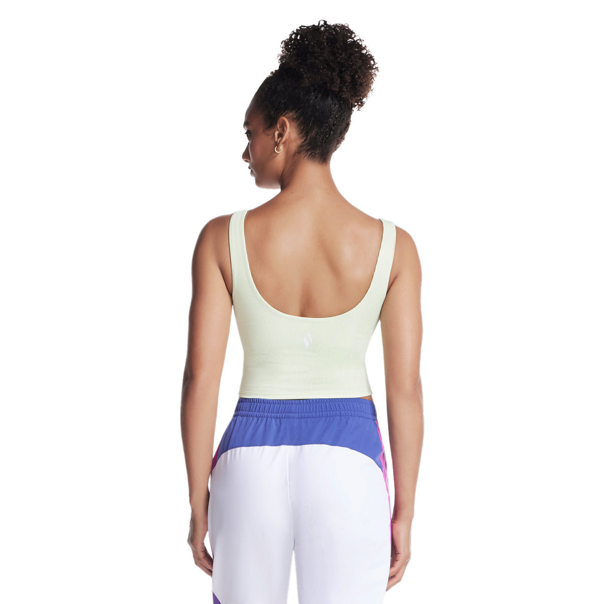 Skechers Go Flex Rib Longline Womens Bra - Back View