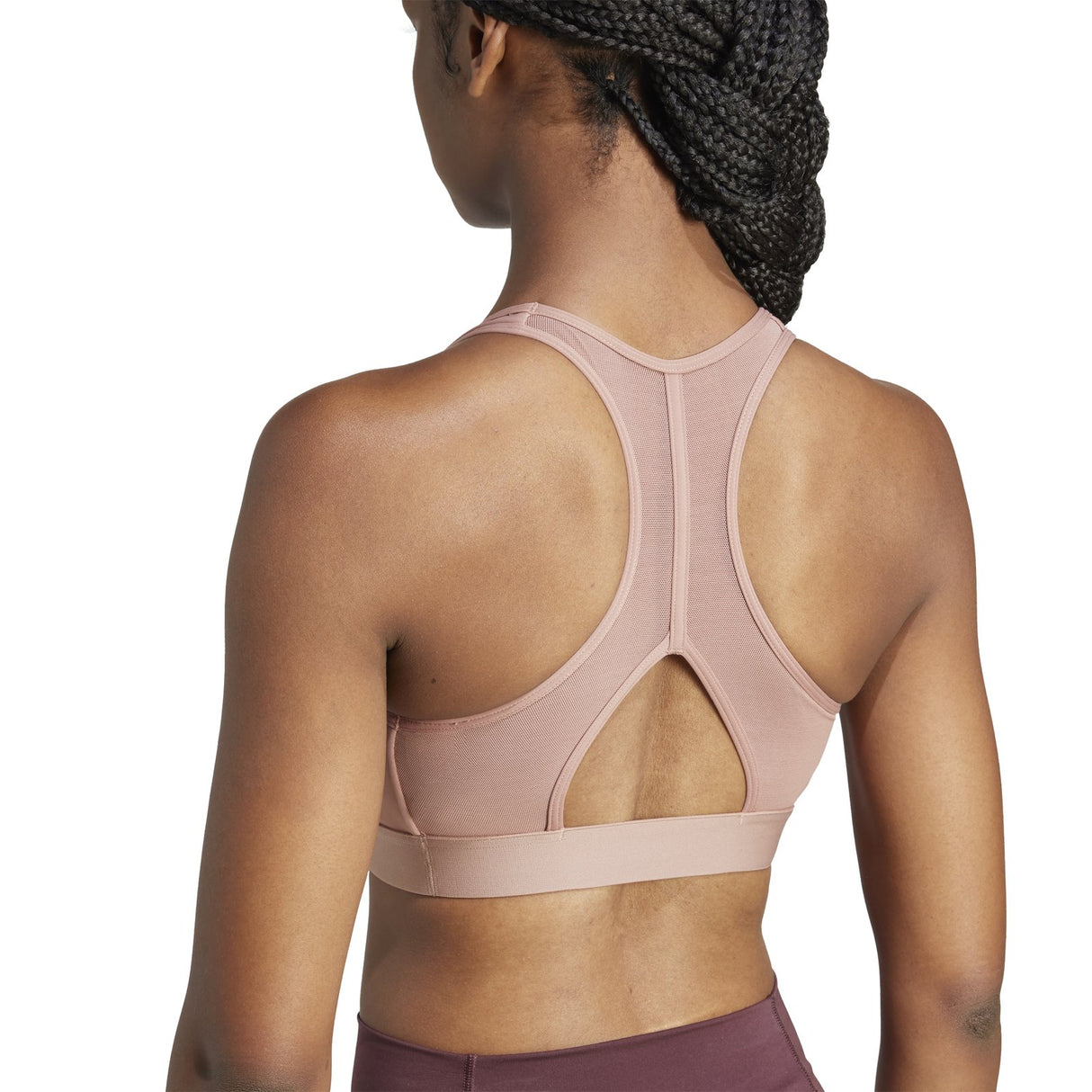 adidas Powerreact Train Medium-Support 3-Stripes Bra