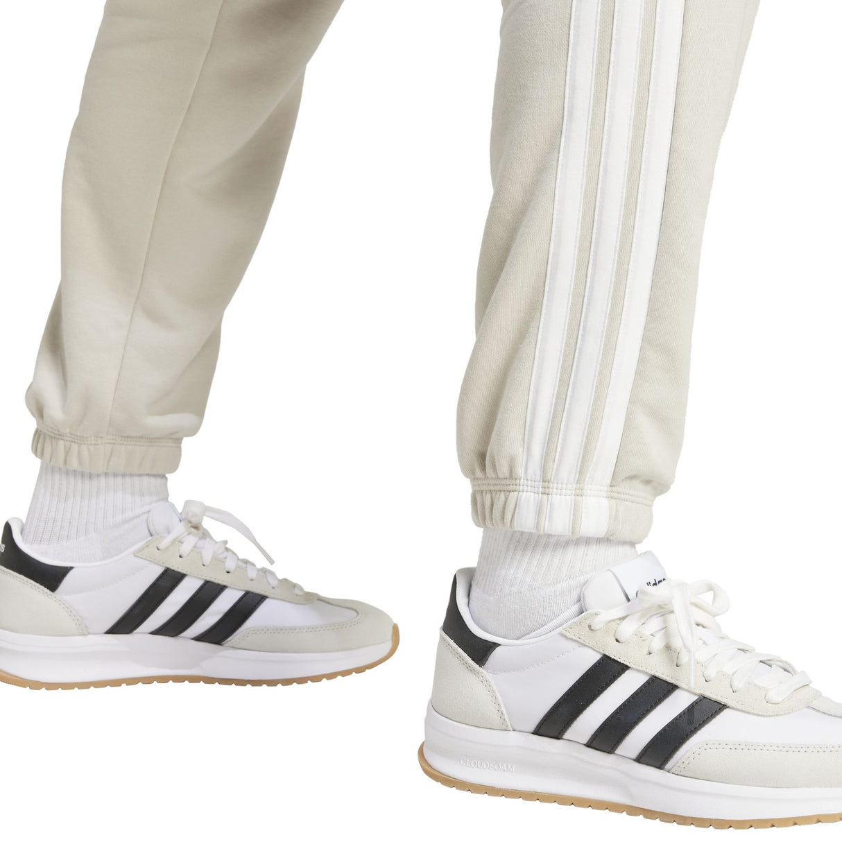 adidas Essentials 3-Stripes French Terry Cuffed Joggers