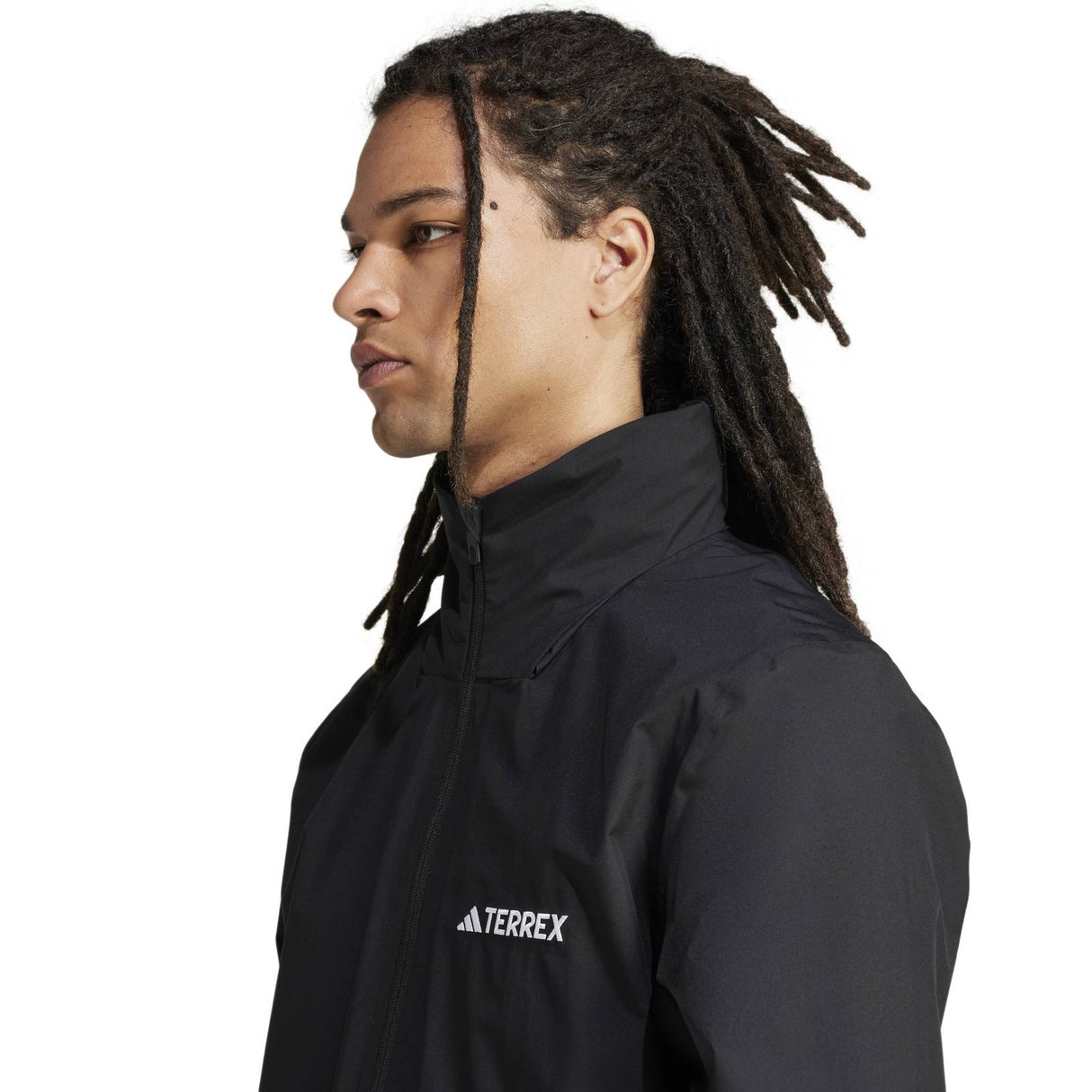 adidas Terrex Multi Essentials Mens Full-Zip Rain Jacket