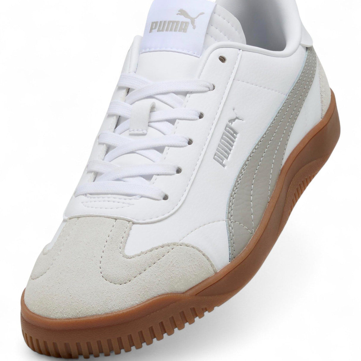 Puma Club 5v5 SOFTFOAM Mens Leather Casual T-Toe Sneakers